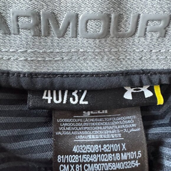 Under Armour men's coldGear Storm 1 black pants size 40/32 Golf - Picture 4 of 11